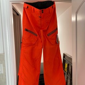Mountain Hardwear Vibrant Orange ski/snowboard pants